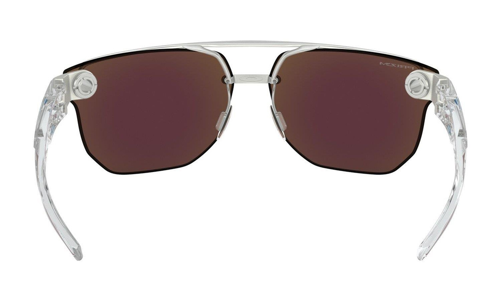 Oakley Sunglasses CHRYSTL Satin Chrome/Prizm Sapphire OO4136-08