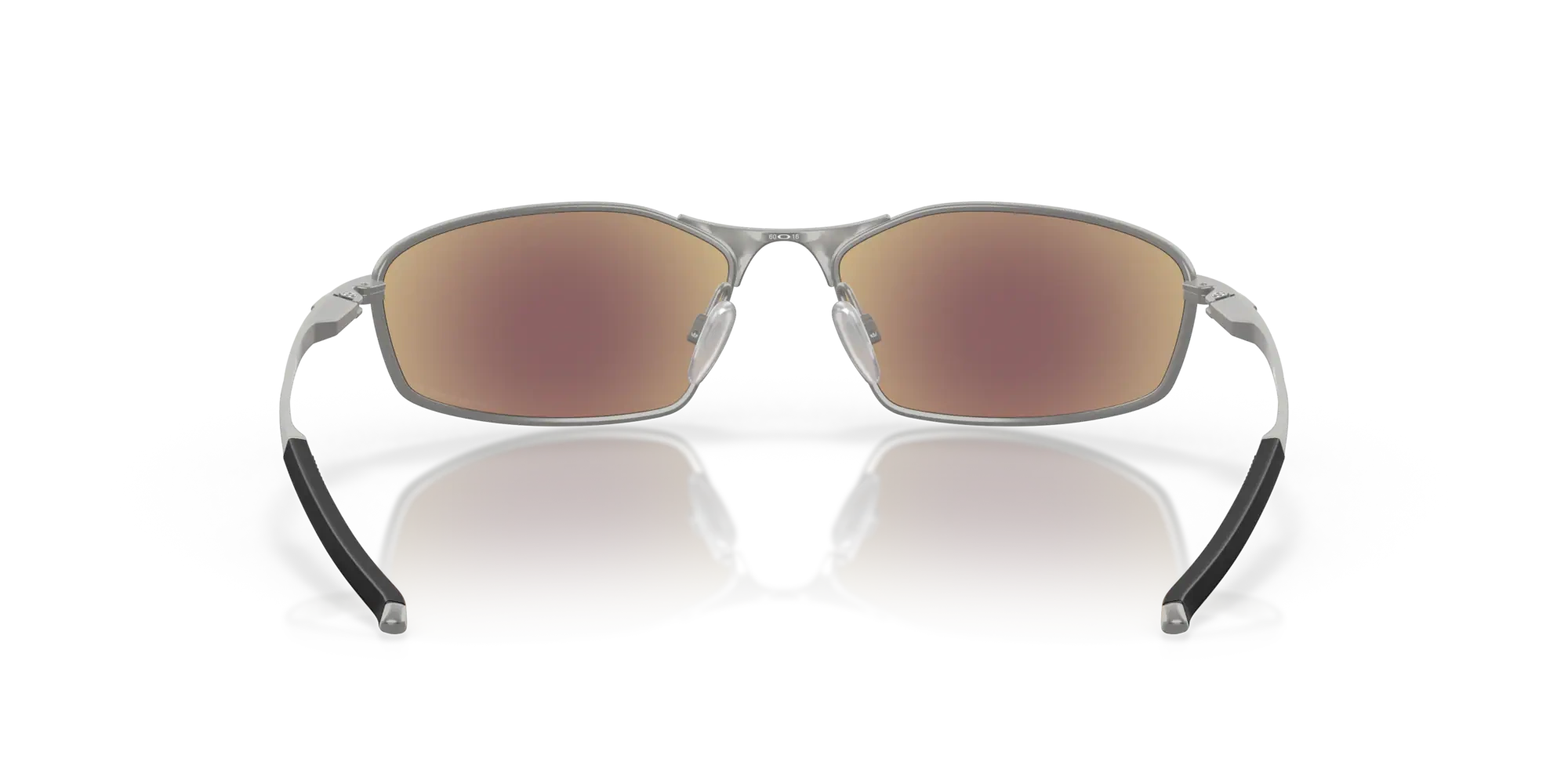 Oakley Sunglasses WHISKER Satin Chrome/Prizm Sapphire Iridium Polarized OO4141-04