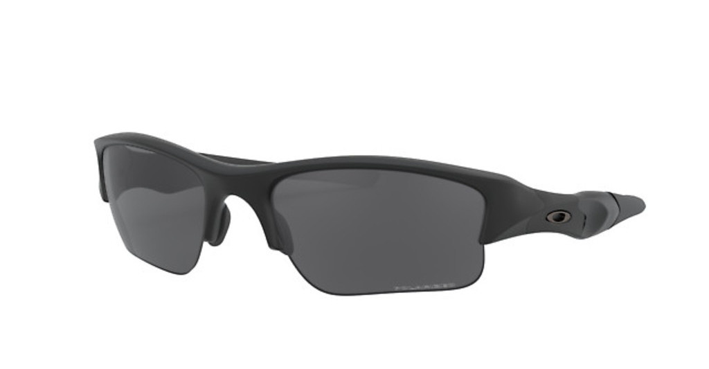 Oakley Sunglasses FLAK JACKET XLJ Matte Black/Grey Polarized OO9009 11-435
