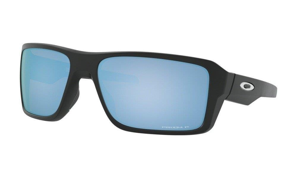 Oakley Okulary przeciwsłoneczne DOUBLE EDGE Matte Black/Prizm Deep Water Polarized OO9380-13