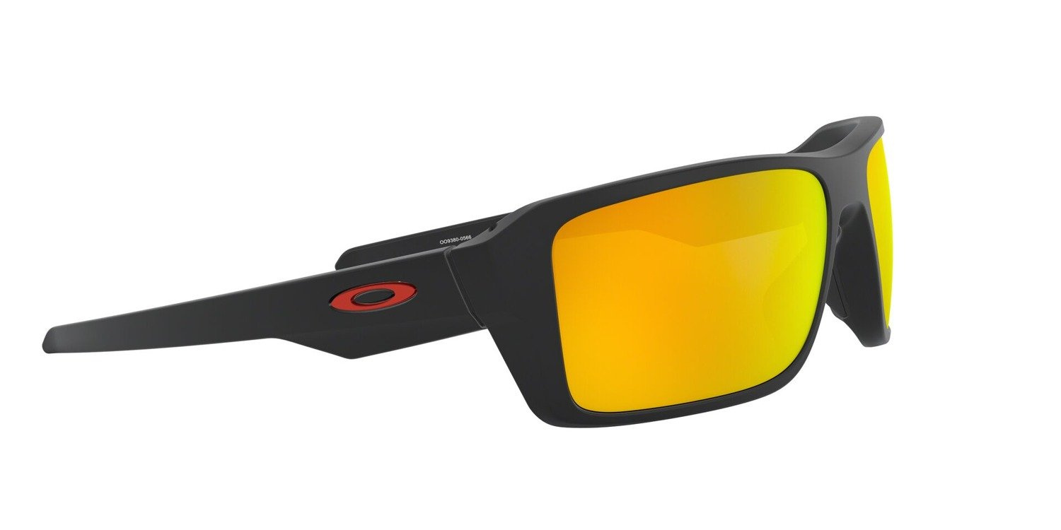 Oakley Sunglasses DOUBLE EDGE Matte Black / Prizm Ruby Polarized OO9380-05