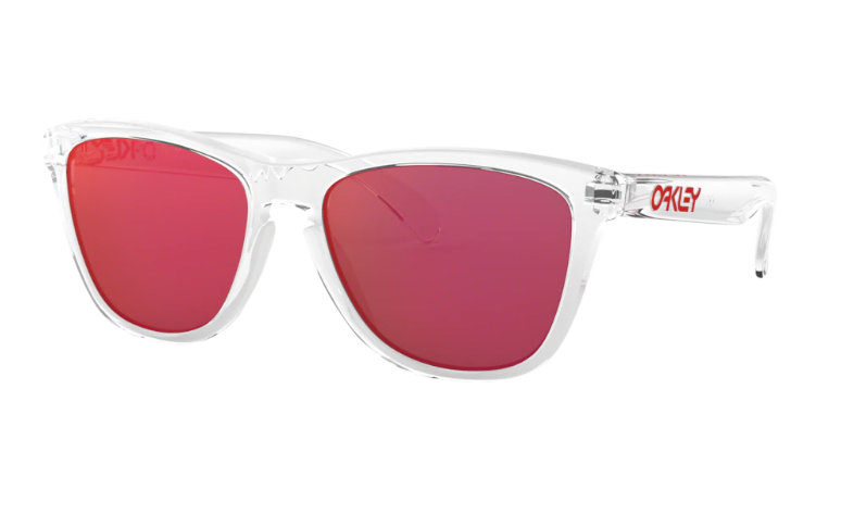 (OUTLET)* OAKLEY Sunglasses FROGSKINS Polished Clear / Torch Iridium OO9013-A5