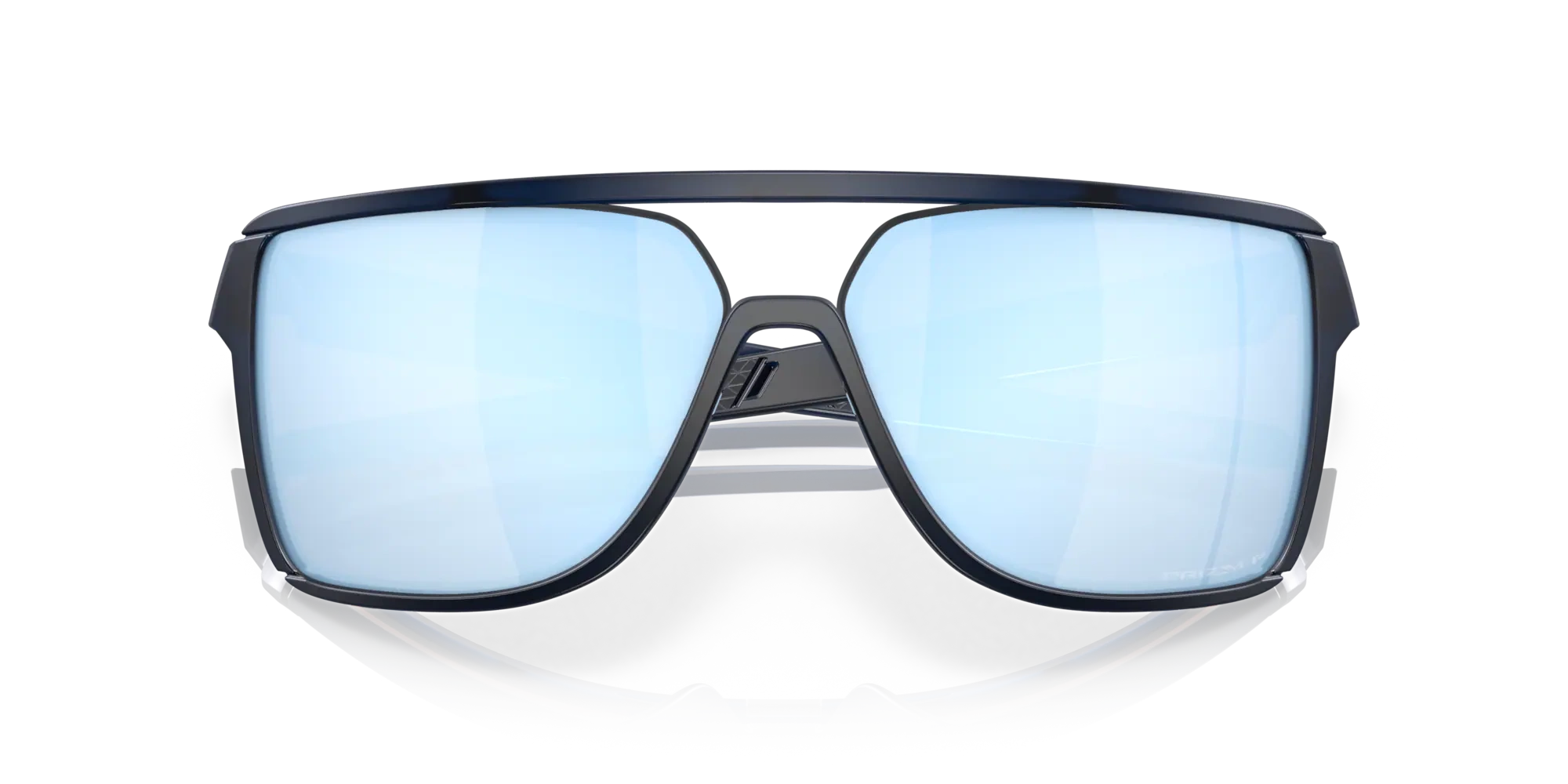 Oakley Sunglasses Castel Matte Translucent Blue, Prizm Deep Water Polarized OO9147-06