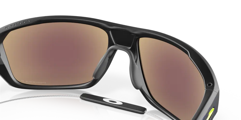 Oakley Okulary przeciwsłoneczne Split Shot High Resolution Collection Matte Black, Prizm Sapphire Polarized OO9416-33