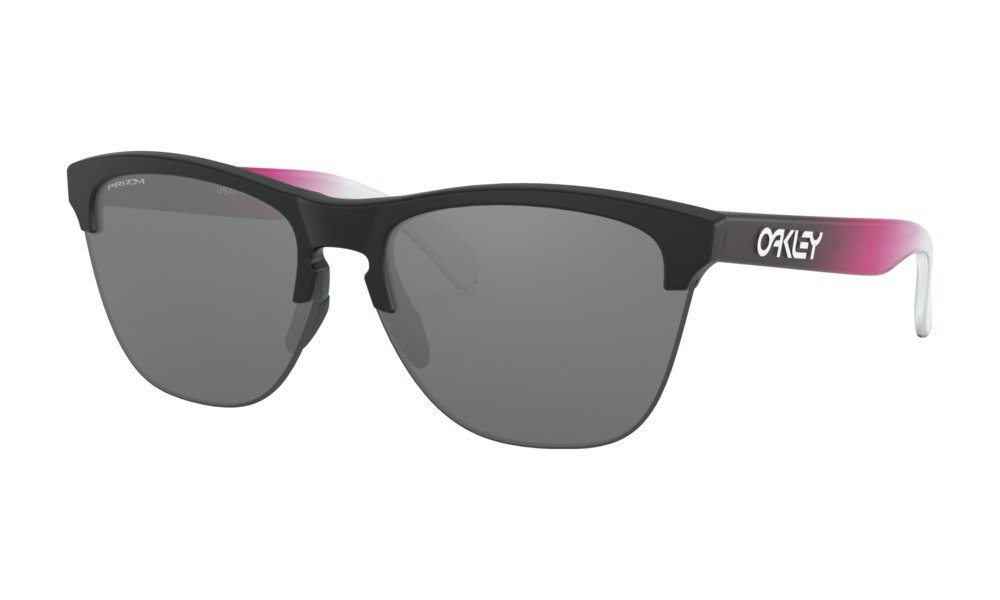 Oakley Sunglasses FROGSKINS Lite Ignite Fade Collection Matte Black/Prizm Black OO9374-32