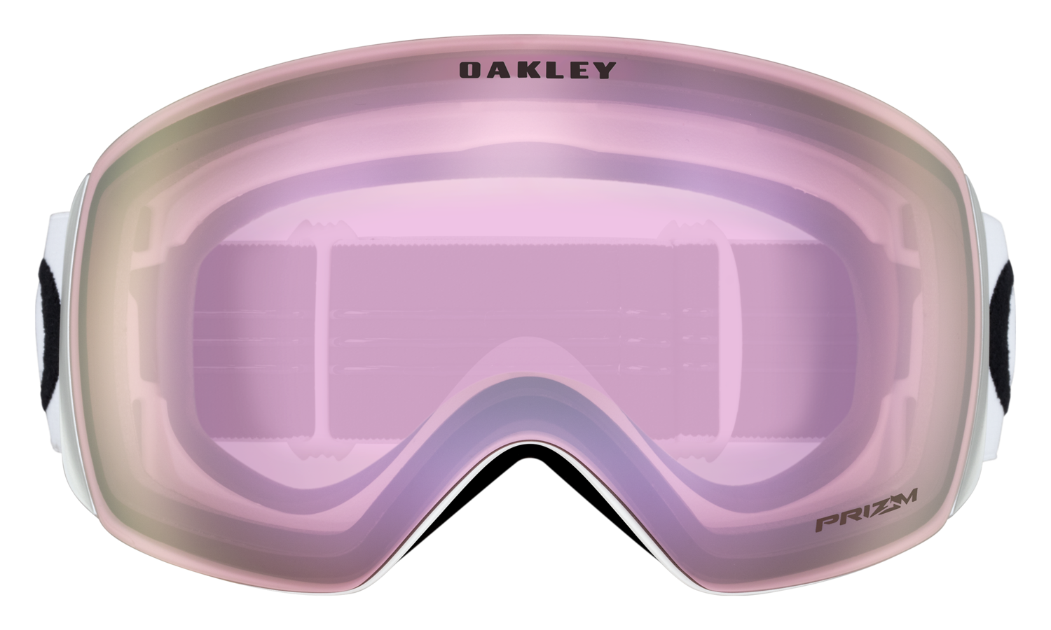 OAKLEY Gogle Snow FLIGHT DECK L Matte White/Prizm Snow Hight Intensity Pink OO7050-38