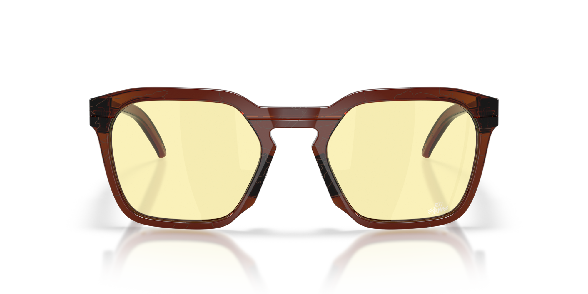 Oakley Okulary przeciwsłoneczne HSTN SQ 100 Thieves Collection Dark Amber / Prizm Gaming™ 2.0 OO9533-10