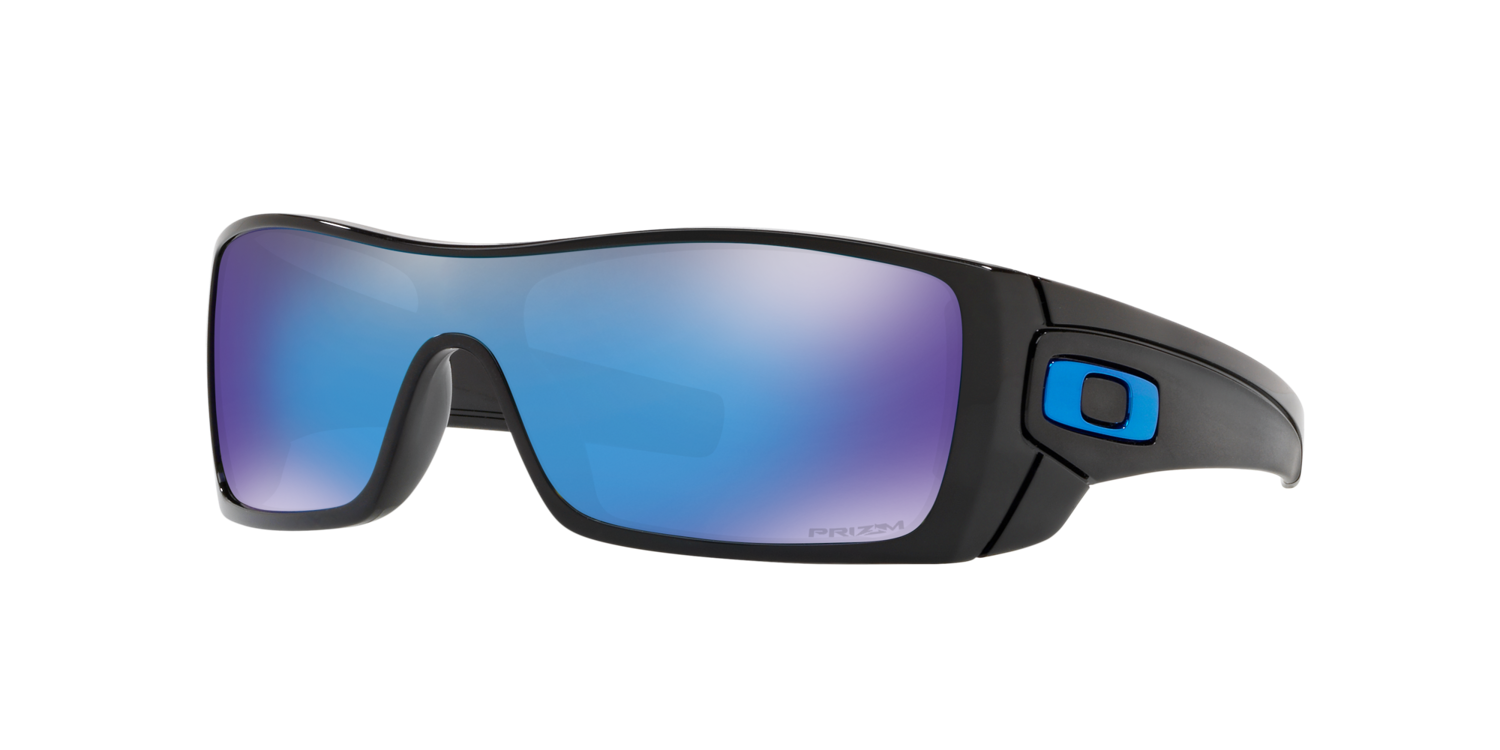 Oakley Okulary przeciwsłoneczne BATWOLF Polished Black/Prizm Sapphire OO9101-58