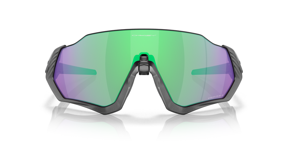 Oakley Okulary przeciwsłoneczne FLIGHT JACKET Matte Steel/Prizm Road Jade OO9401-15