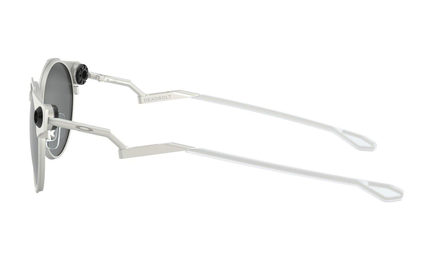 Oakley Okulary przeciwsłoneczne DEADBOLT Satin Chrome/Prizm Black OO6046-01