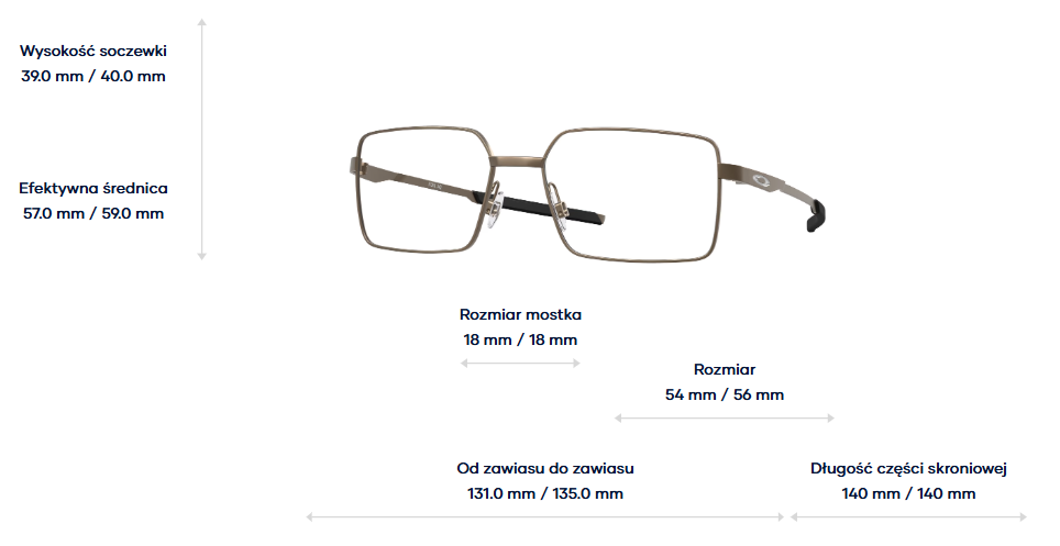 Oakley Okulary korekcyjne Foil SQ OX3062-02