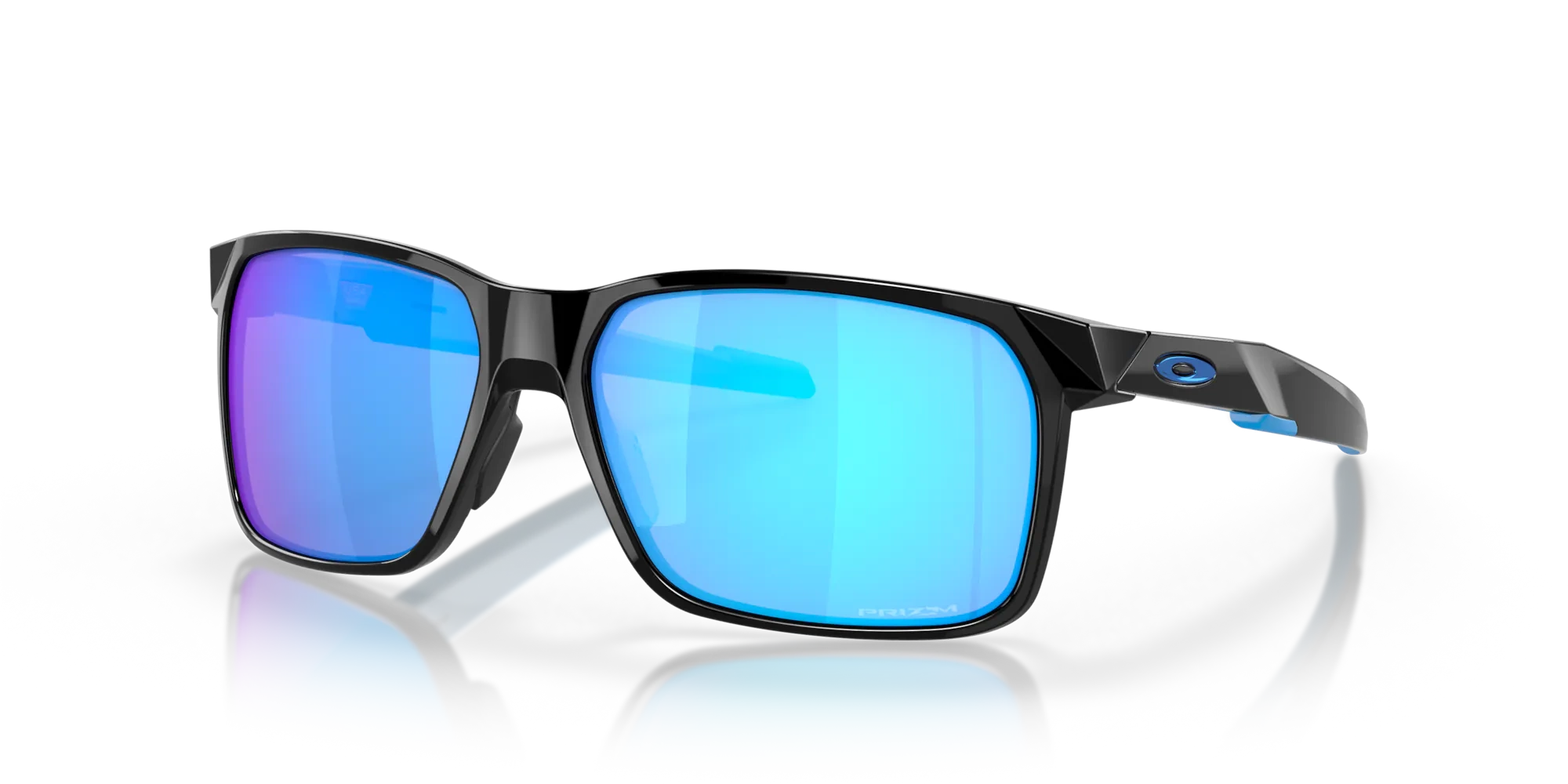 Oakley Okulary przeciwsłoneczne PORTAL X Polished Black/Prizm Sapphire OO9460-16