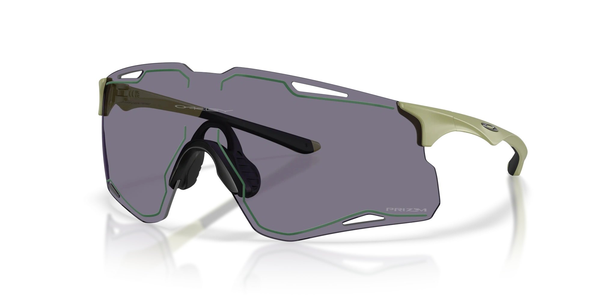 Oakley Sunglasses CYBR LIGHTNING Green/Prizm Grey OO9538D-08