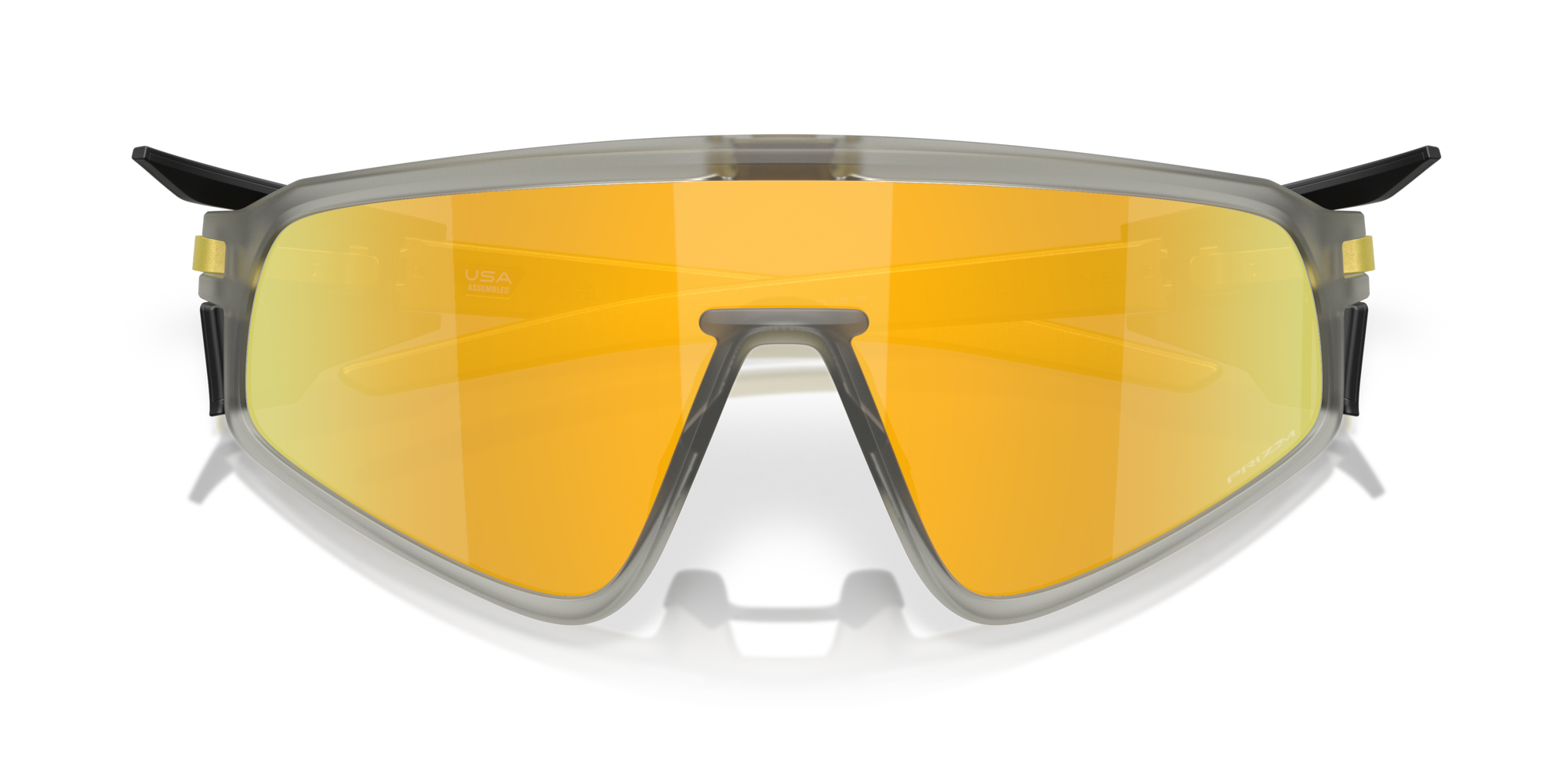 Oakley Okulary przeciwsłoneczne Latch Panel Matte Grey Ink / Prizm 24k OO9404-24