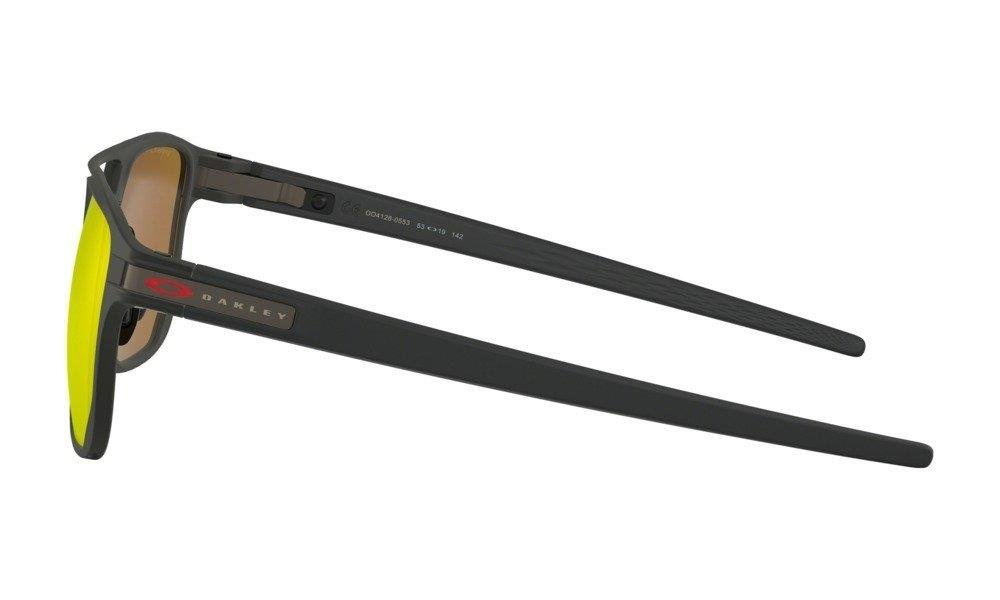 Oakley Okulary przeciwsłoneczne LATCH ALPHA Matte Black/Prizm Ruby Polarized OO4128-05