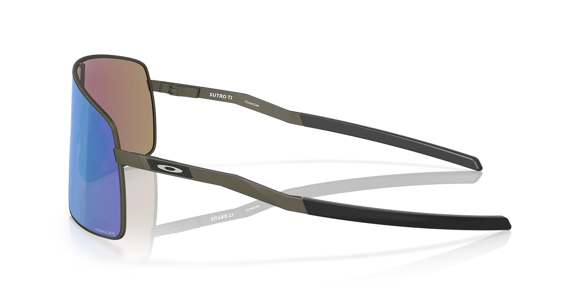 Oakley Sunglasses Sutro TI Satin Lead, Prizm Sapphire OO6013-04