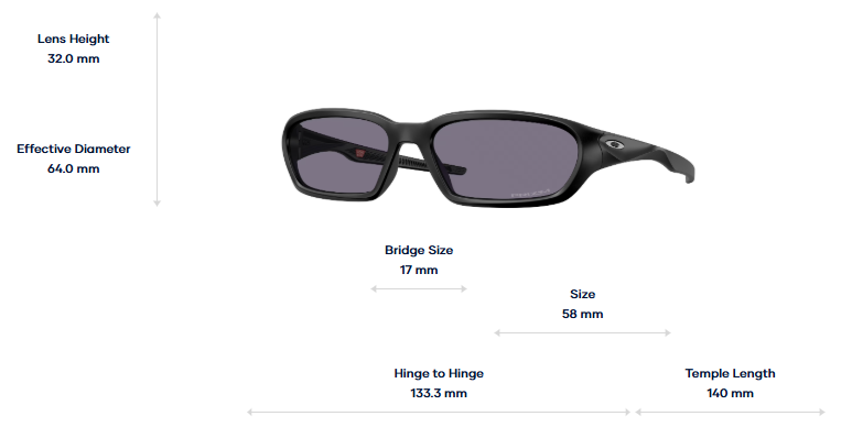 Oakley Okulary przeciwsłoneczne TERRAFORMA Matte Black / Prizm Grey OO9530-01