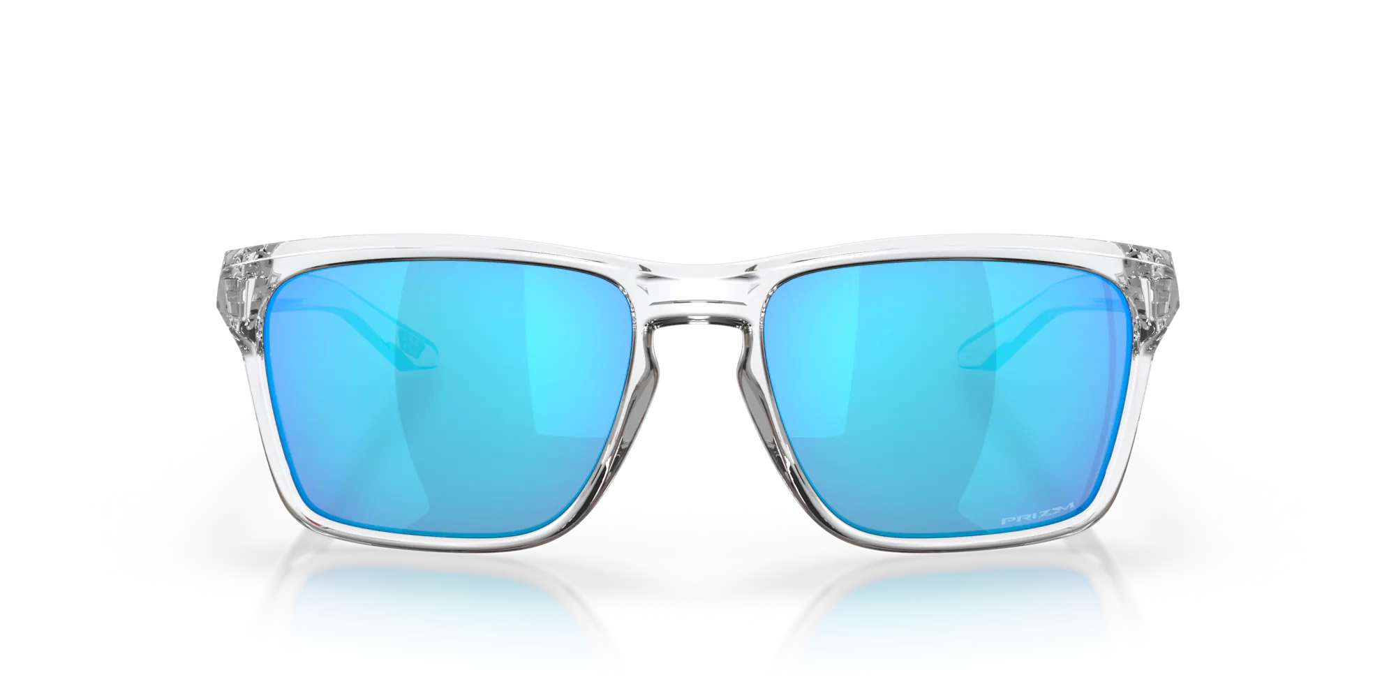 Oakley Okulary przeciwsłoneczne Sylas Polished Clear, Prizm Sapphire OO9448-04