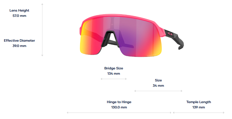 Oakley Okulary przeciwsłoneczne SUTRO LITE S Pink / Prizm Road OO9496-14