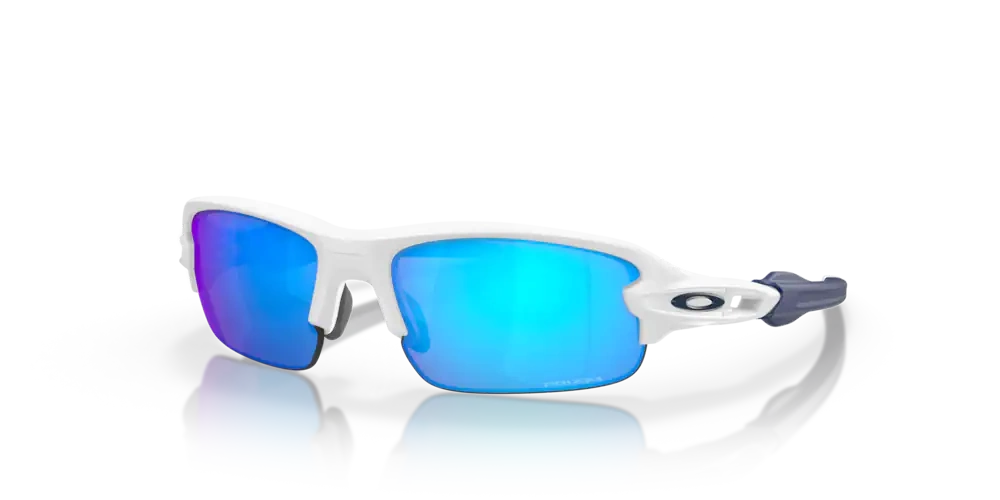 Oakley Sunglasses Junior FLAK XXS Matte White, Prizm Sapphire OJ9008-07