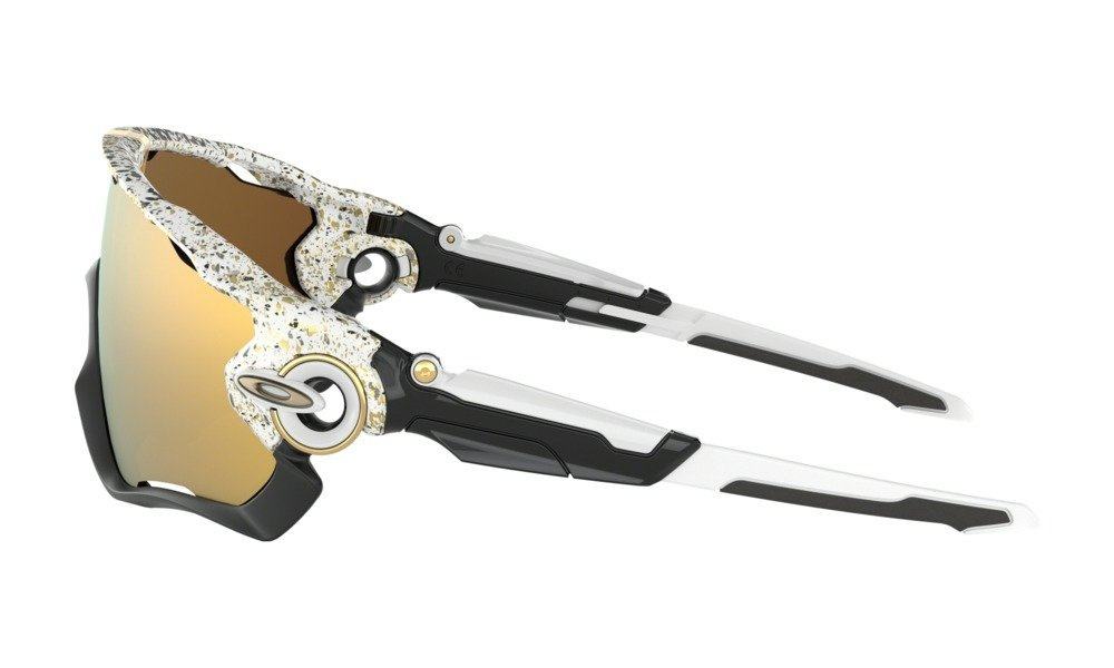 Oakley Okulary przeciwsłoneczne JAWBREAKER Splatter White/24K Iridium OO9290-45
