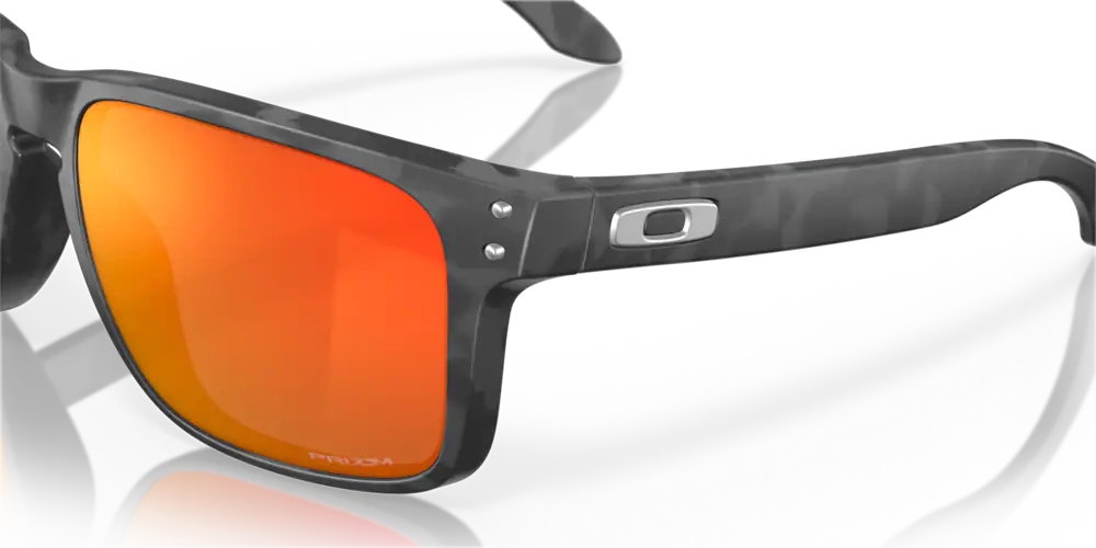 Oakley Okulary przeciwsłoneczne HOLBROOK XL Matte Black Camo, Prizm Ruby OO9417-29