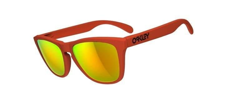 Oakley Sunglasses Frogskins Mesa Orange/Fire Iridium 24-344