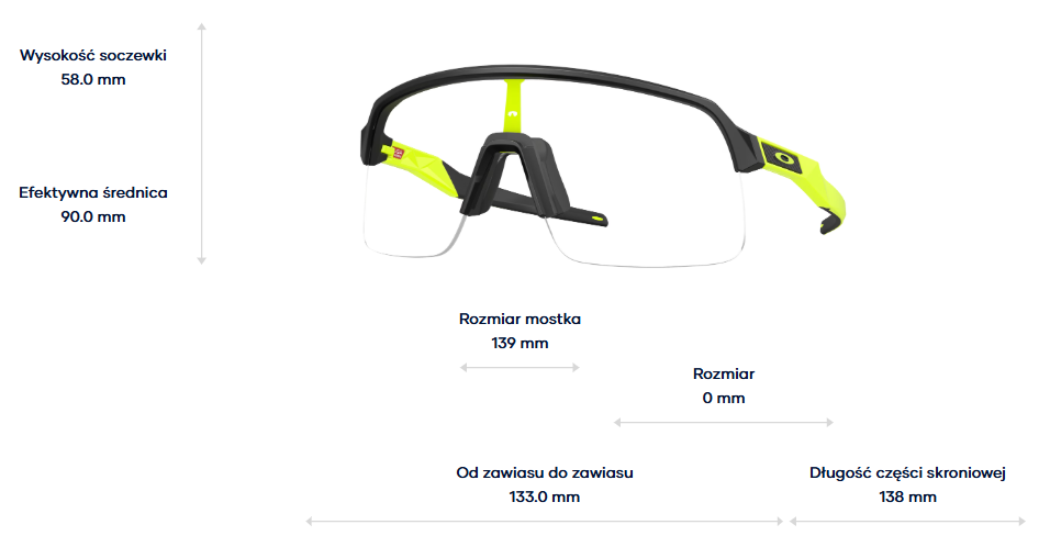 Oakley Okulary przeciwsłoneczne SUTRO LITE Matte Black / Clear OO9463-80