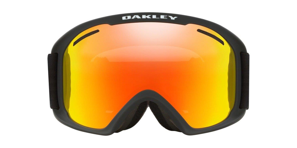 Oakley Goggles O Frame 2.0 XL Matte Black / Fire Iridium & Persimmon OO7045-45