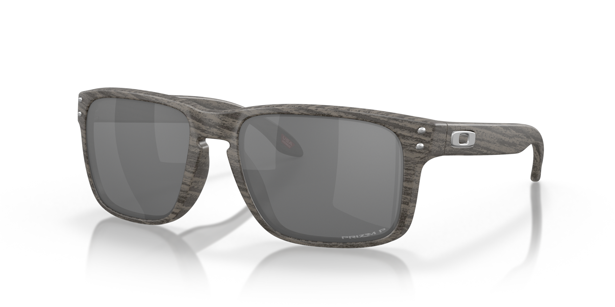 Oakley Sunglasses HOLBROOK Woodgrain / Prizm Black Polarized OO9102-W9