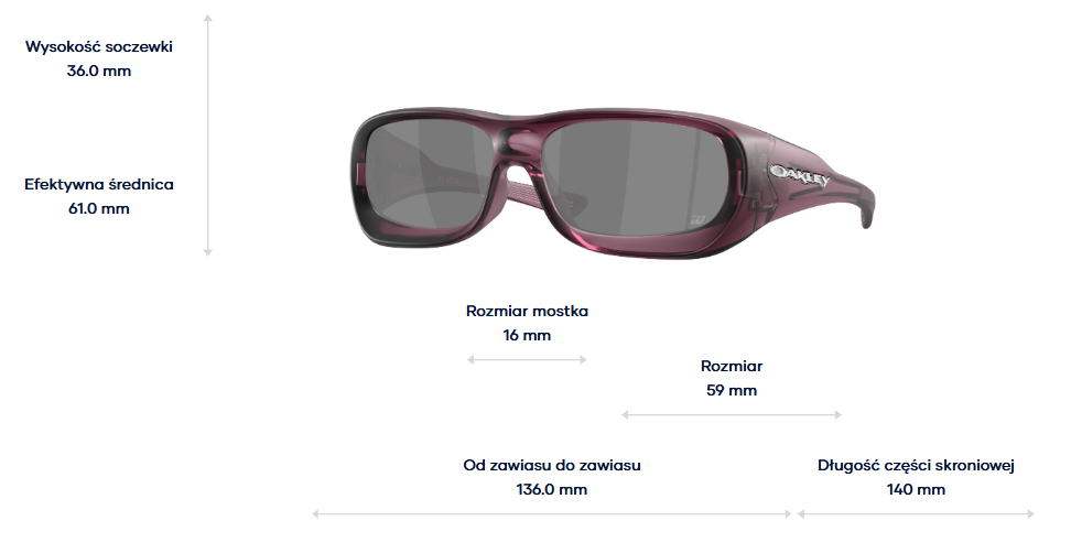 Oakley Okulary przeciwsłoneczne DE SOTO Matte Transparent Indigo / Prizm Black OO9494-06