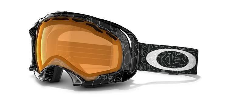OAKLEY Gogle SPLICE Silver Factory Text/Persimmon 57-500