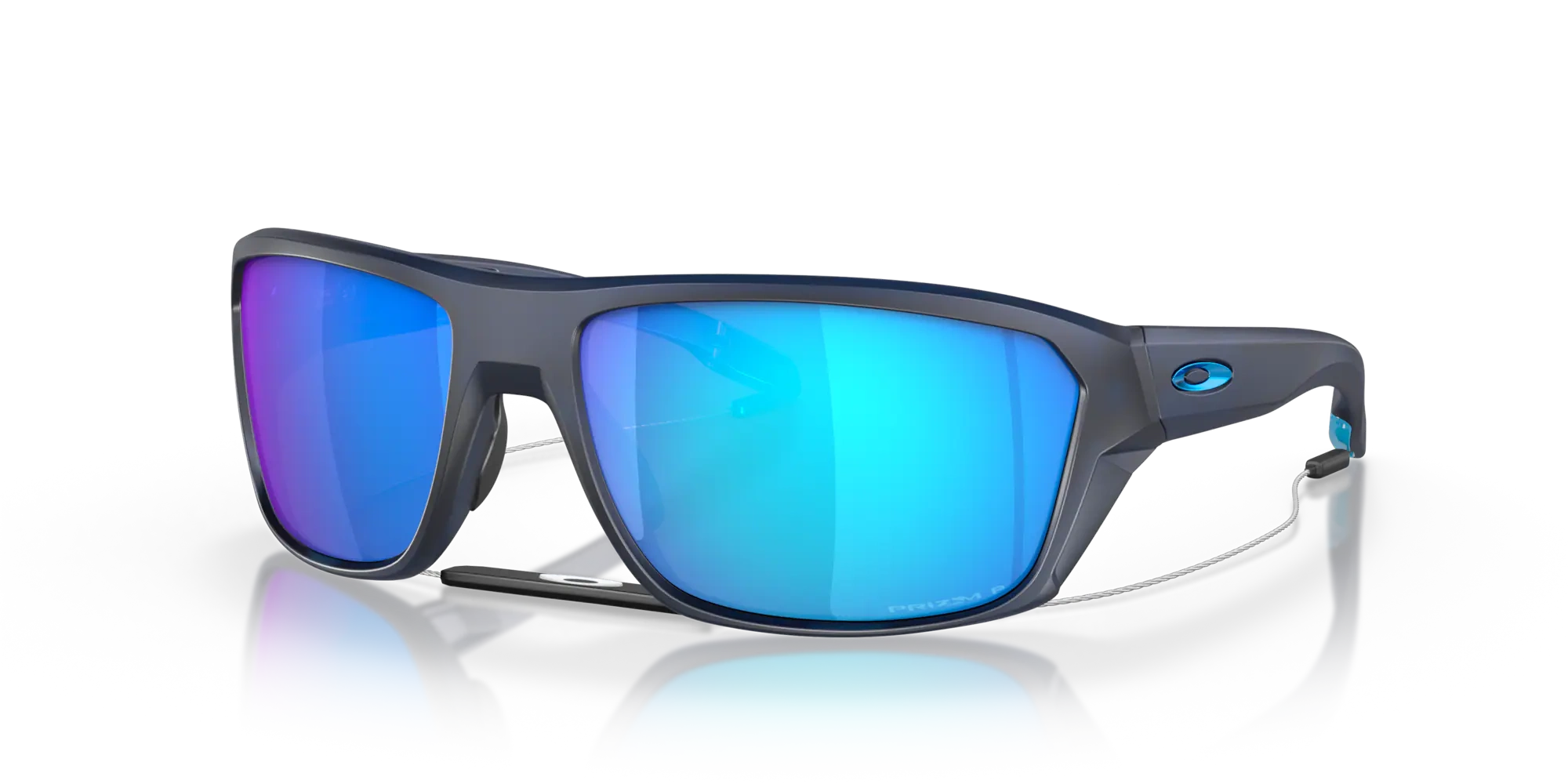 Oakley Okulary przeciwsłoneczne SPLIT SHOT Matte Translucent Blue/Prizm Sapphire Polarized OO9416-04