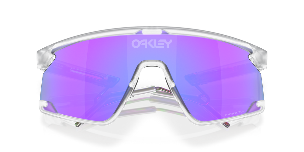 Oakley Sunglasses BXTR METAL Matte Clear / Prizm Violet OO9237-02