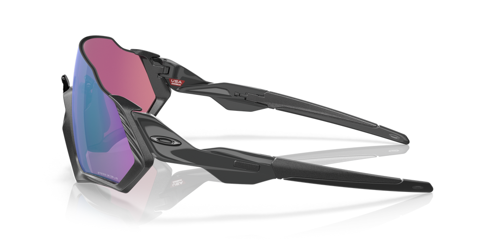 Oakley Okulary przeciwsłoneczne FLIGHT JACKET Matte Steel/Prizm Road Jade OO9401-15