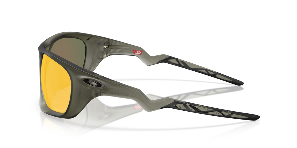 Oakley Okulary przeciwsłoneczne LATERALIS Matte Olive Ink/Prizm Ruby OO9431-04