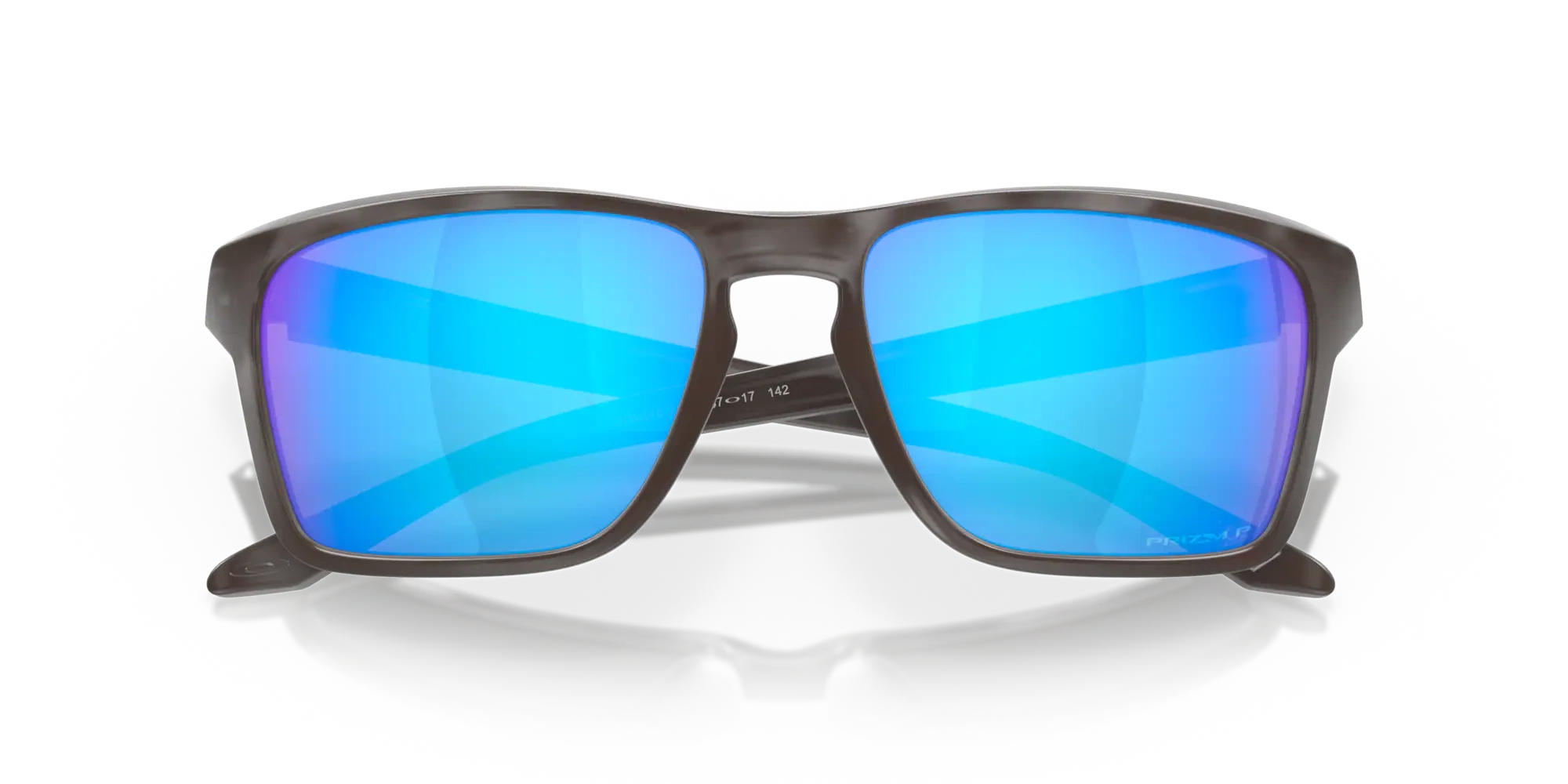 Oakley Sunglasses SYLAS OO9448-28 Matte Black Tortoise, Prizm Sapphire Polarized