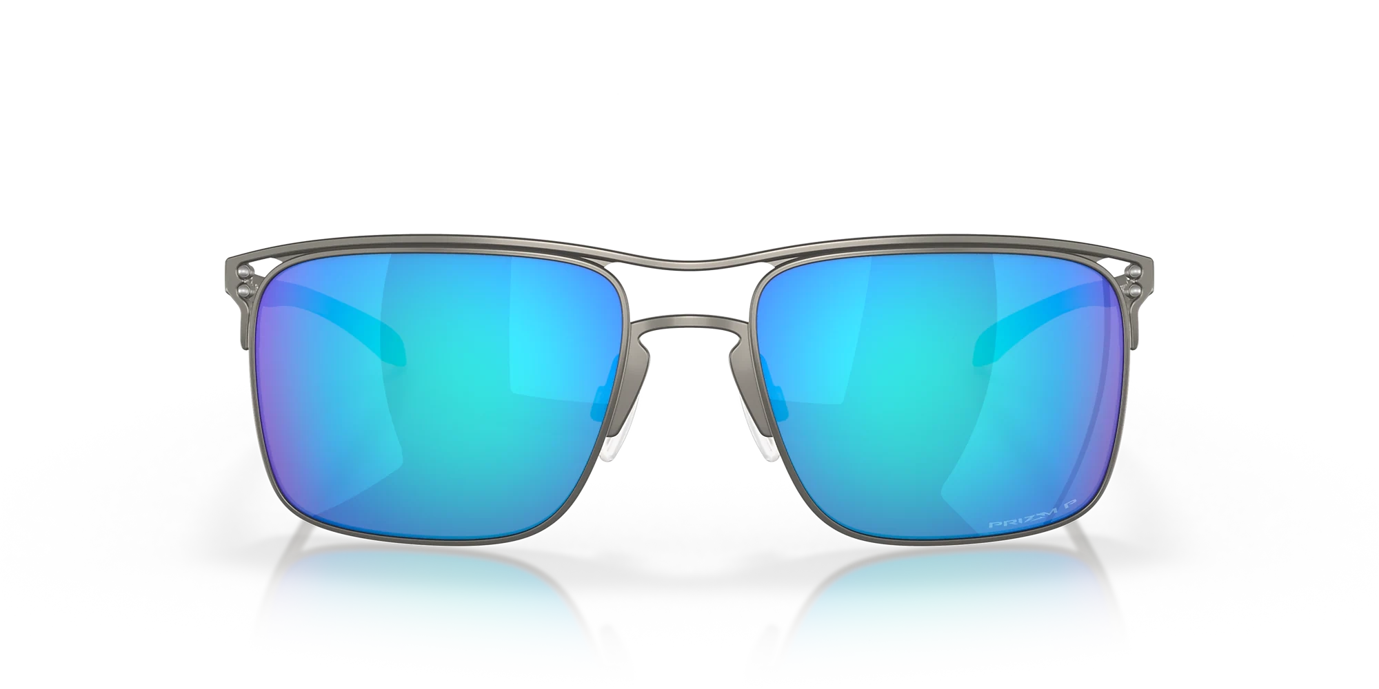 Oakley Sunglasses HOLBROOK TI Matte Gunmetal, Prizm Sapphire Polarized OO6048-04