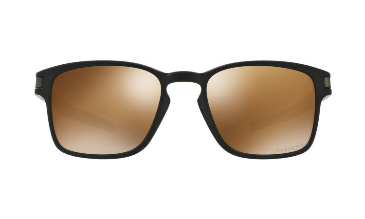 Oakley Sunglasses LATCH SQUARED Matte Black / Prizm Tungsten Polarized OO9353-12