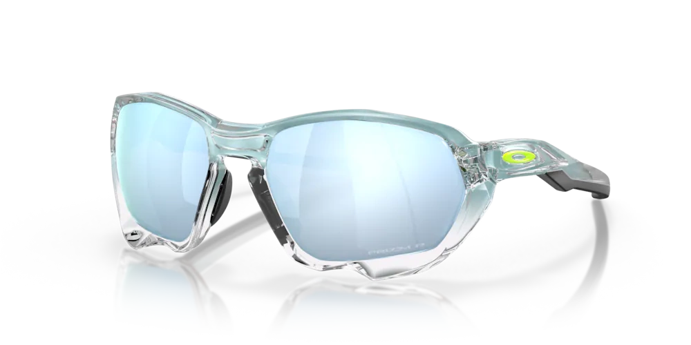Oakley Sunglasses PLAZMA Sanctuary Collection Blue Ice, Prizm Deep Water Polarized OO9019-15