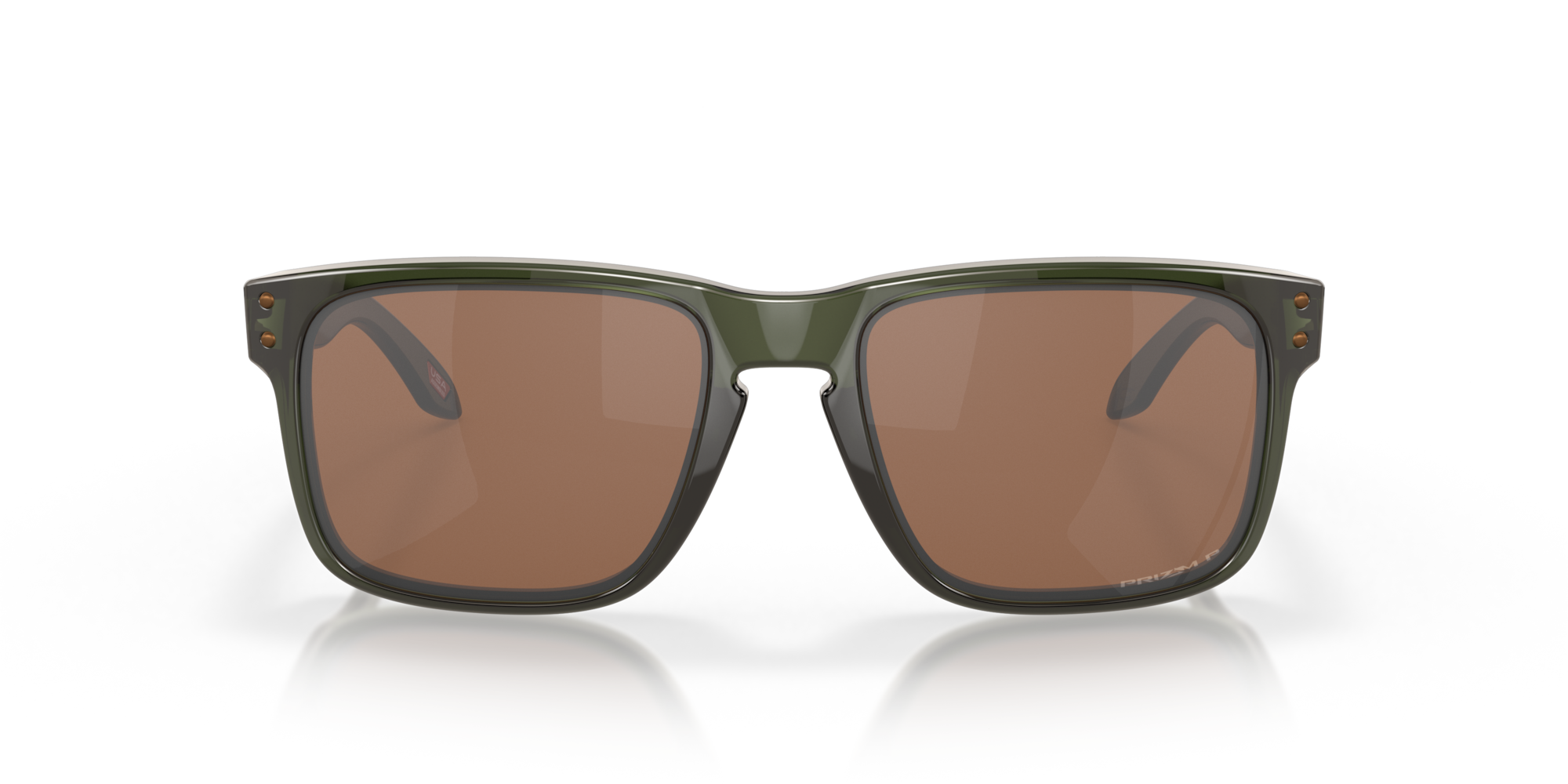 Oakley Okulary przeciwsłoneczne HOLBROOK Olive Ink / Prizm Tungsten Polarized OO9102-W8