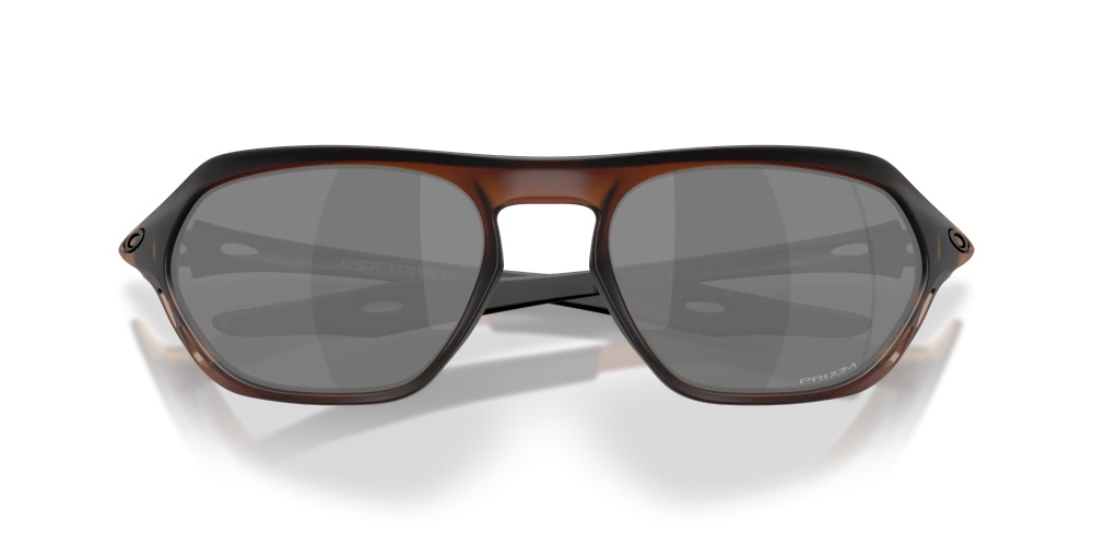 Oakley Sunglasses CAGE JACKET Matte Rootbeer/Prizm Black OO9537-04