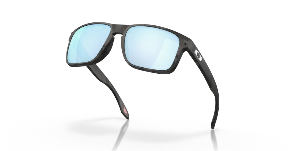 Oakley Sunglasses HOLBROOK Matte Black Camo/Prizm Deep Water Polarized OO9102-T9