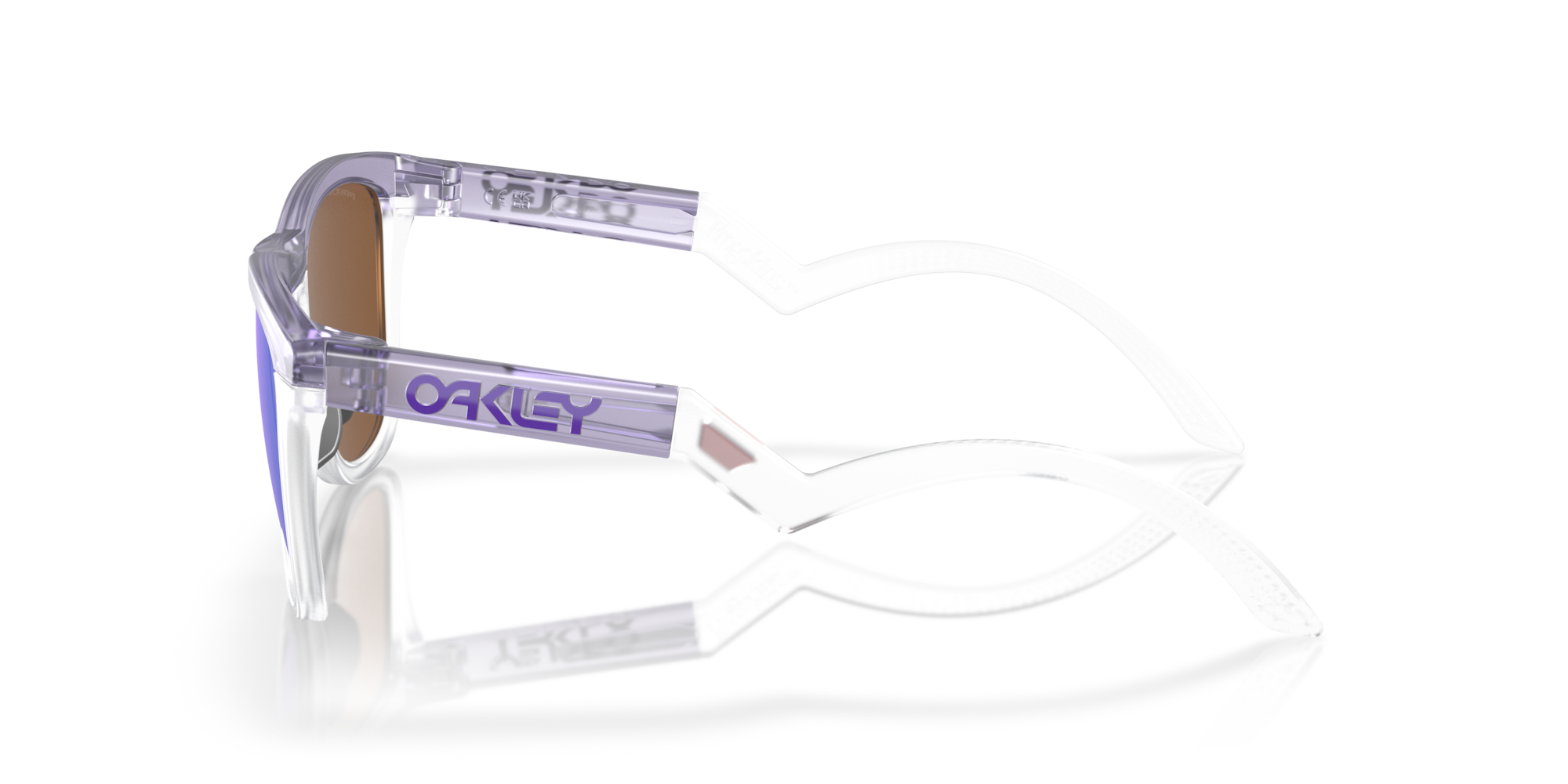 Oakley Sunglasses FROGSKINS HYBRID Matte Lilac/Matte Clear/Prizm Violet OO9289-01