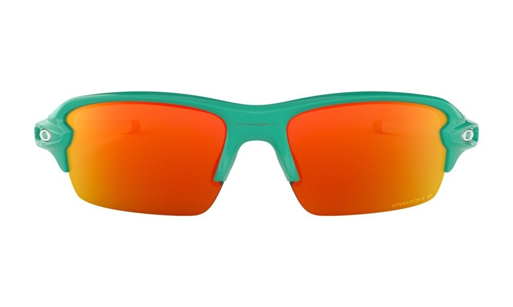 Oakley Okulary przeciwsłoneczne Dziecięce FLAK XS Celeste/Prizm Ruby Polarized OJ9005-07