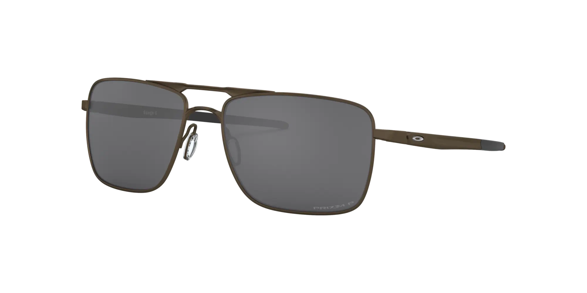 Oakley Sunglasses GAUGE 6 Pewter/Prizm Black Polarized OO6038-06