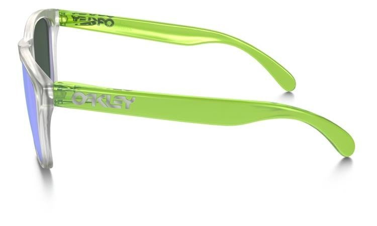 Oakley SunglassesFROGSKINS® COLORBLOCK COLLECTION Matte Clear / Jade Iridium OO9013-B4