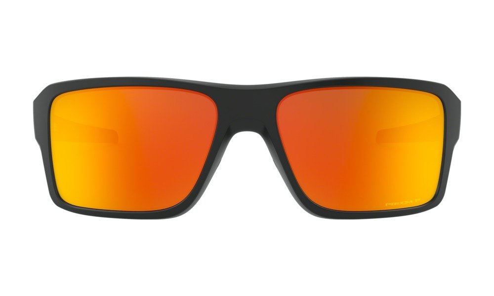 Oakley Sunglasses DOUBLE EDGE Matte Black Prizmatic/Prizm Ruby Polarized OO9380-23