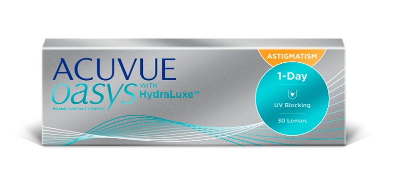Soczewki Kontaktowe ACUVUE OASYS® 1-DAY WITH HYDRALUXE™ for ASTIGMATISM 8.5 (30 szt.)