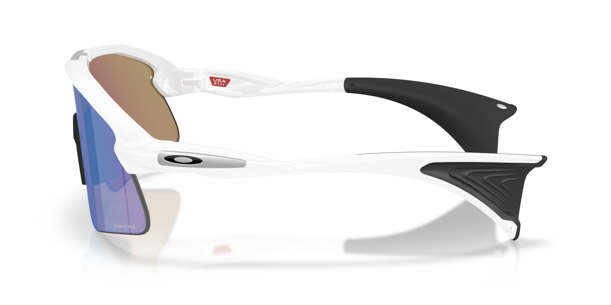 Oakley Okulary przeciwsłoneczne Stunt Devil Matte White / Prizm Sapphire OO9517-04